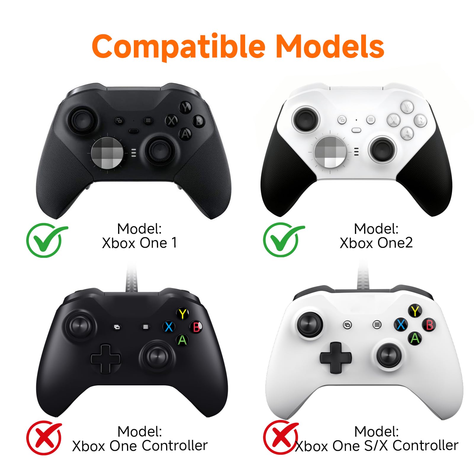 Dupoem Lot de 4 Paddles pour Xbox One Elite/Series 2 - Palettes de Déclenchement Argent Haute Performance Compatibles avec Manette Xbox Elite Series 1 & 2