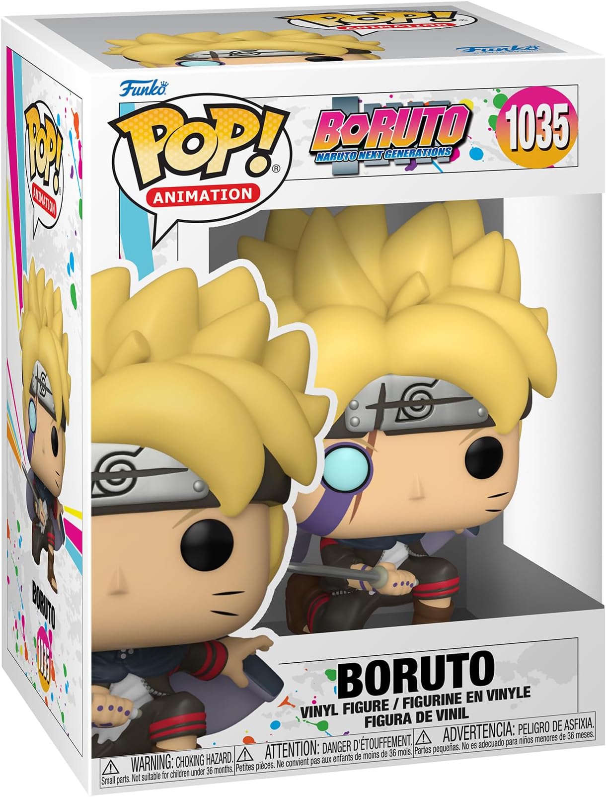 POP! Animation: Boruto With Marks - Boruto: Naruto Next Generations - Collectable Vinyl Figure - Gift Idea - Official Merchandise - Toys for Kids & Adults - Anime Fans