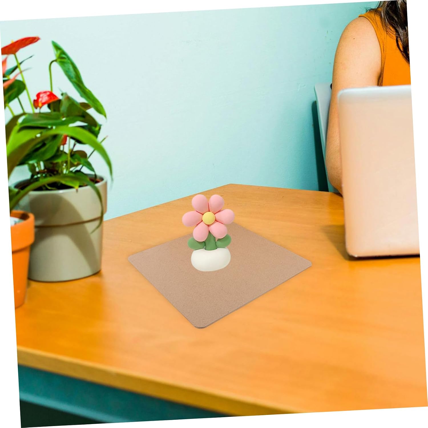 LIFKOME 10pcs Pottery Clay Crafting Plate for Projects Multi-use Clay Board for Art Painting and Handmade Crafts for Creative