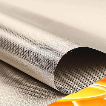 Emf Protection Shielding Faraday Fabric RFID Shields RF Signals Cloth EMP Protection for Cars EMF Blocking Paint,silver-2x1.1m