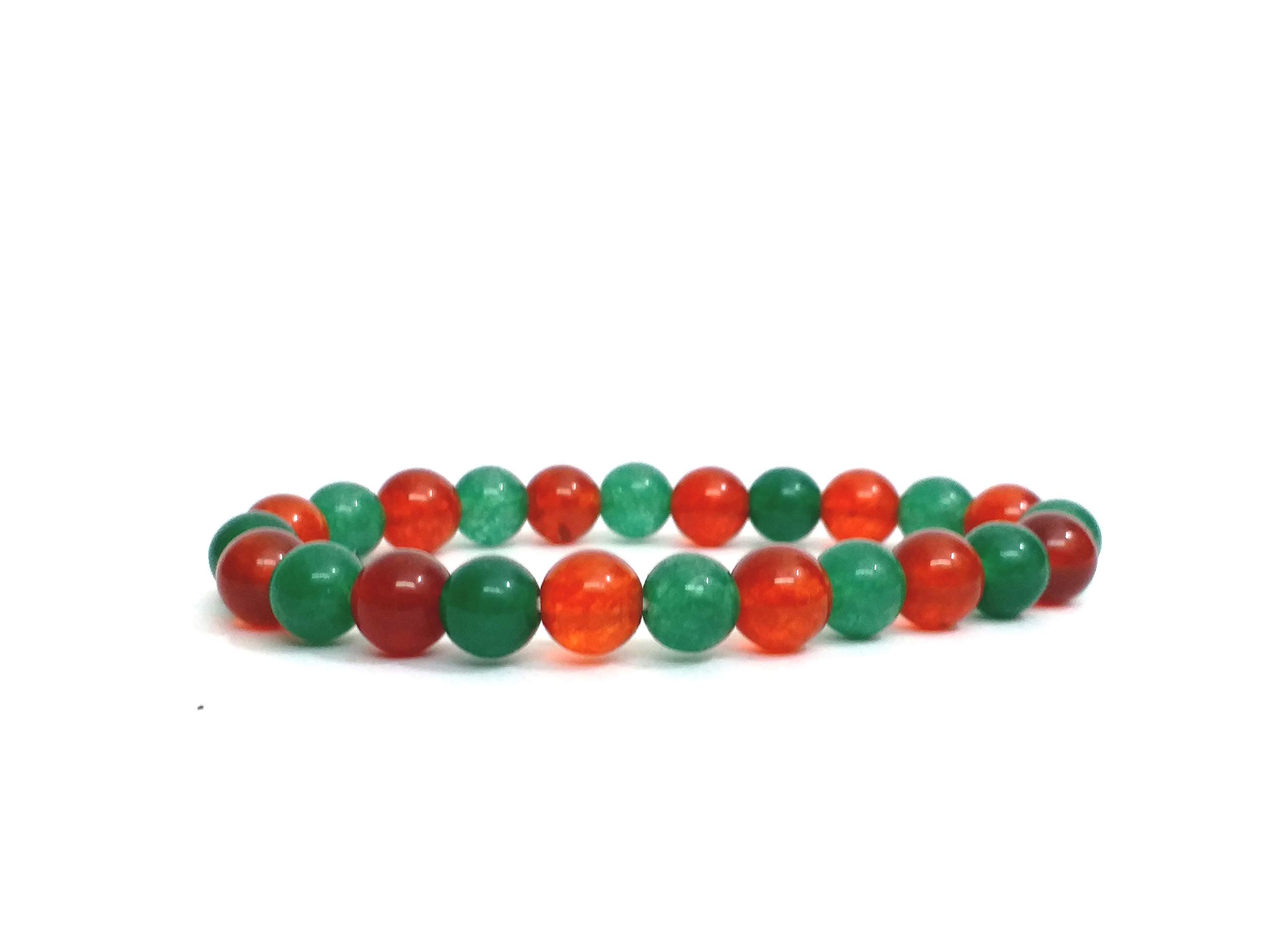 Astroghar Green Aventurine & Carnelian 8 MM Stretch Bracelet (B07GN829RH) Amazon Price History, Amazon Price Tracker