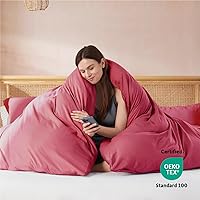 Vista 87 de Nestl Juego de funda de edredón suave de doble cepillado y cierre de botones, juego de 3 piezas: 1 funda de edredón 104 x 98 pulgadas y 2 fundas