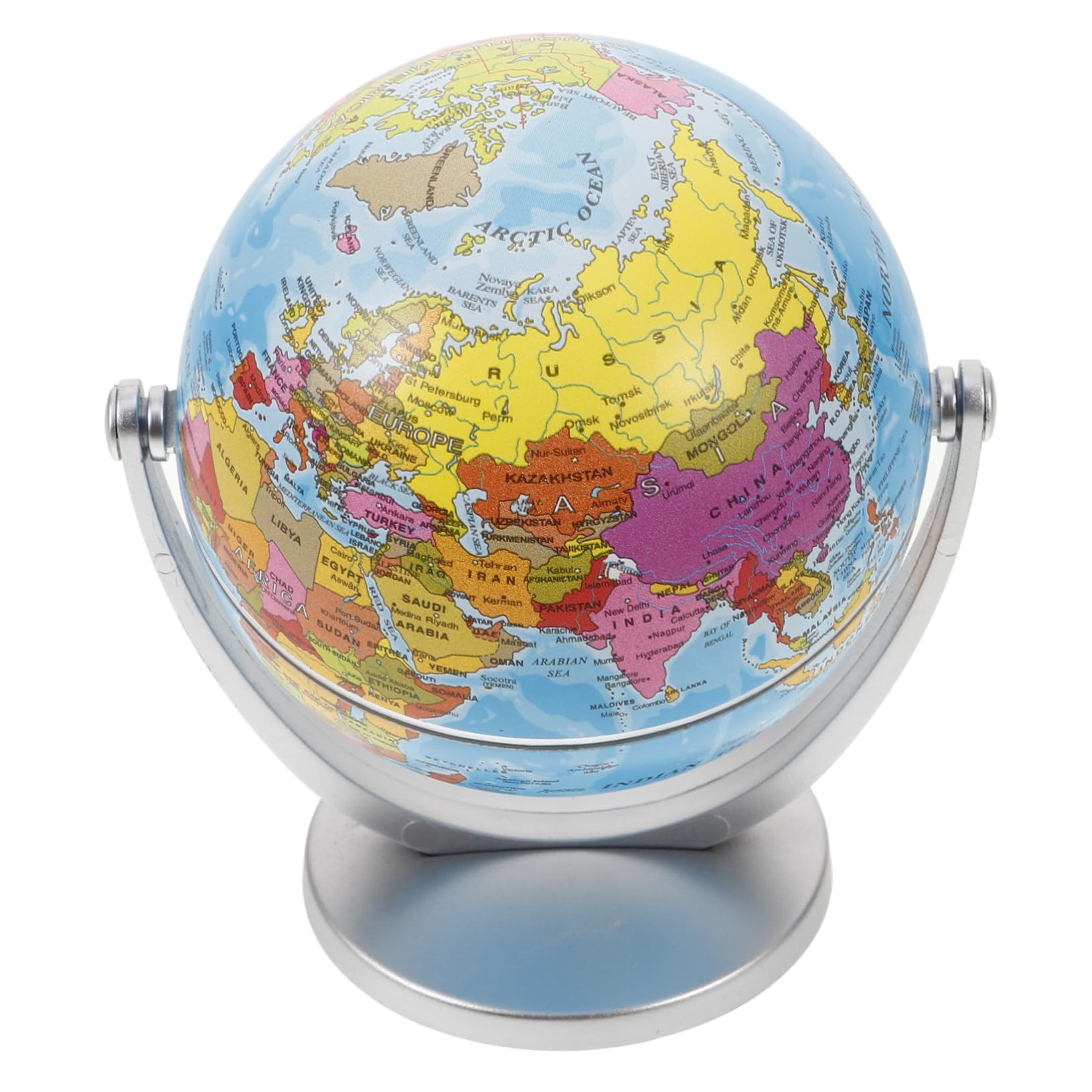 DIYEAH World Globe Ornament Desk Globe for Office for Boys and Girls Classroom
