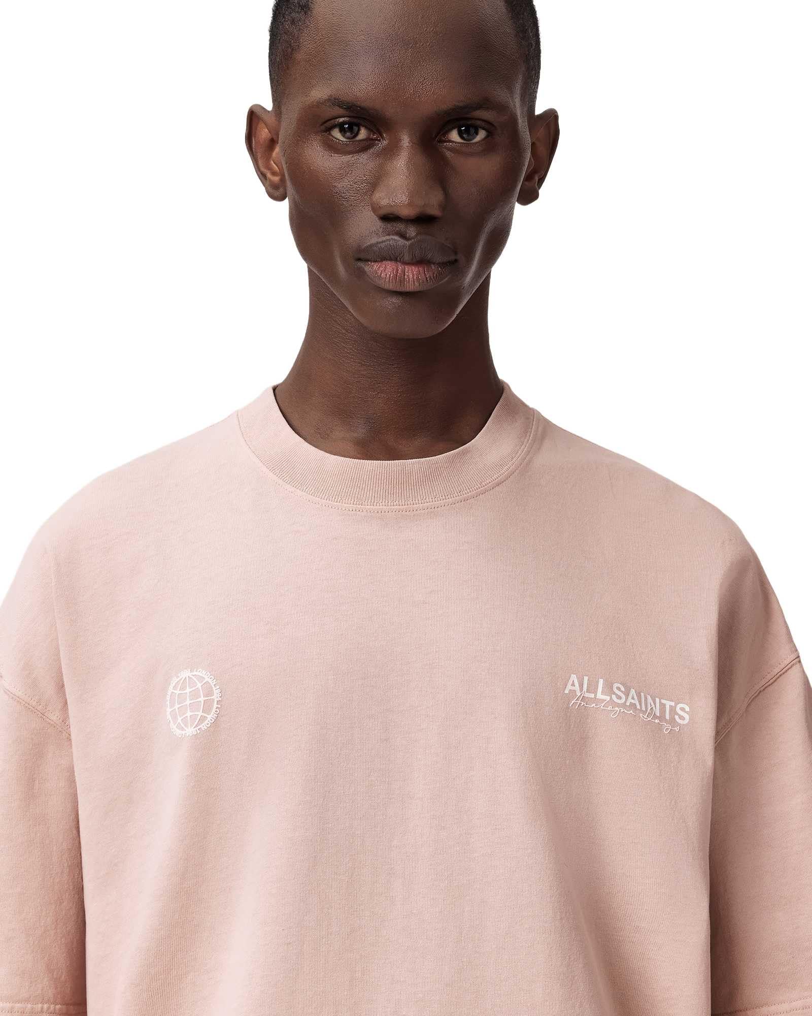 Allsaints Emblem SS Crew Camiseta Hombre