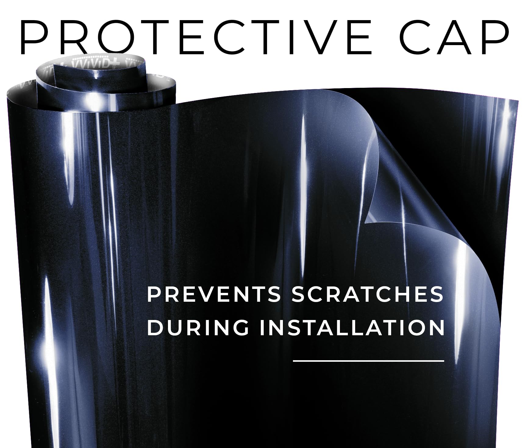 VViViD + Ultra Gloss Midnight Metallic Blue Vinyl Car Wrap (1,8 m x 150 cm)