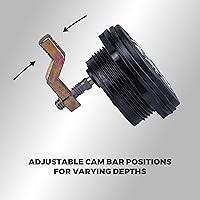 Vista 3 de Whitecap S-0230BC - Pestillo con mango en T, sin bloqueo, color negro