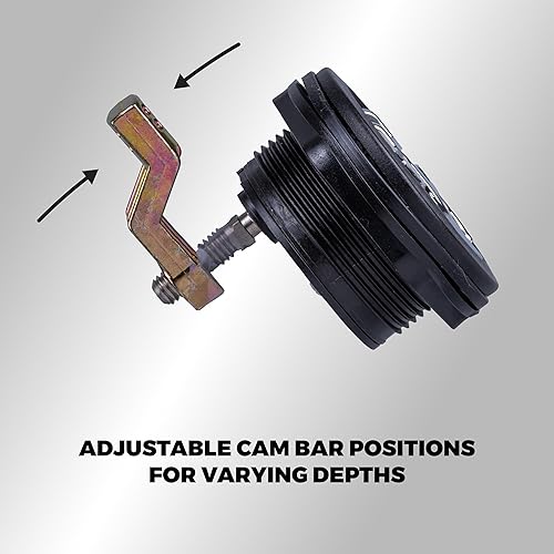 Miniatura 3 de Whitecap S-0230BC - Pestillo con mango en T, sin bloqueo, color negro