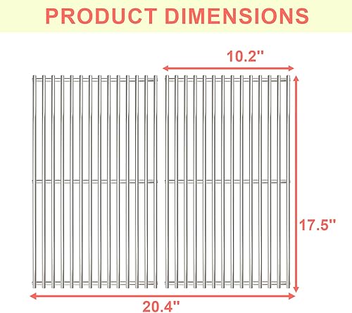 Miniatura 31 de Spirit 300 Rejillas de parrilla para Weber Spirit 300 SER E310 E/S 320 S310, E/S 330 II E/S 310 piezas para parrilla Weber 7638 7525 7526 Parts