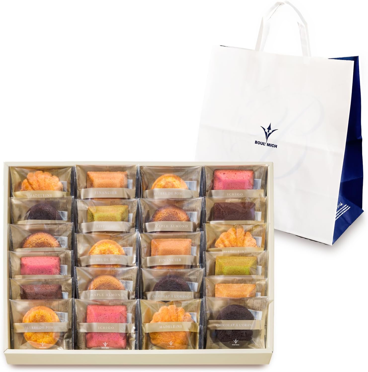 ブールミッシュ BOULMICH グランリュクス (22個入り) 【手提げ袋付き】 御中元 お中元 プレゼント ギフト 人気 お菓子 贈り物 高級 菓子折り お取り寄せ スイーツ 詰め合わせ 内祝 誕生日 お返し お祝い