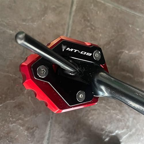 Miniatura 3 de Para Mt 09 MT-09 MT09 SP 2021 2022 2023 Accesorios Extensión de soporte lateral de motocicleta, placa de soporte de pie, tapas de válvula de