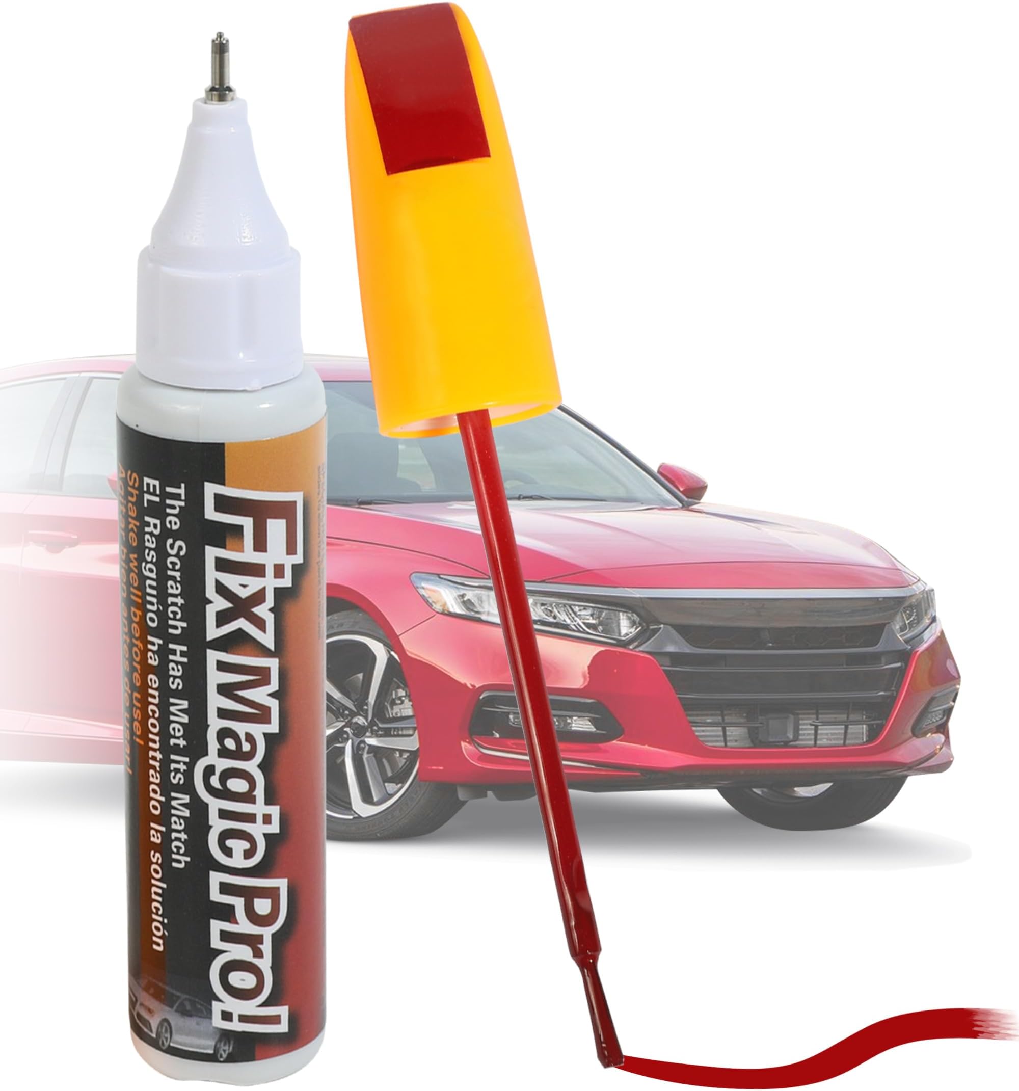 Touch Up Paint Pen,Car Scratch Remover for Deep Scratches,Two-In-One Car Paint Scratch Repair Pen,Car Accessories Car Paint Pen Car Touch Up Paint,Car Scratch Remover for Deep Scratches (Red)