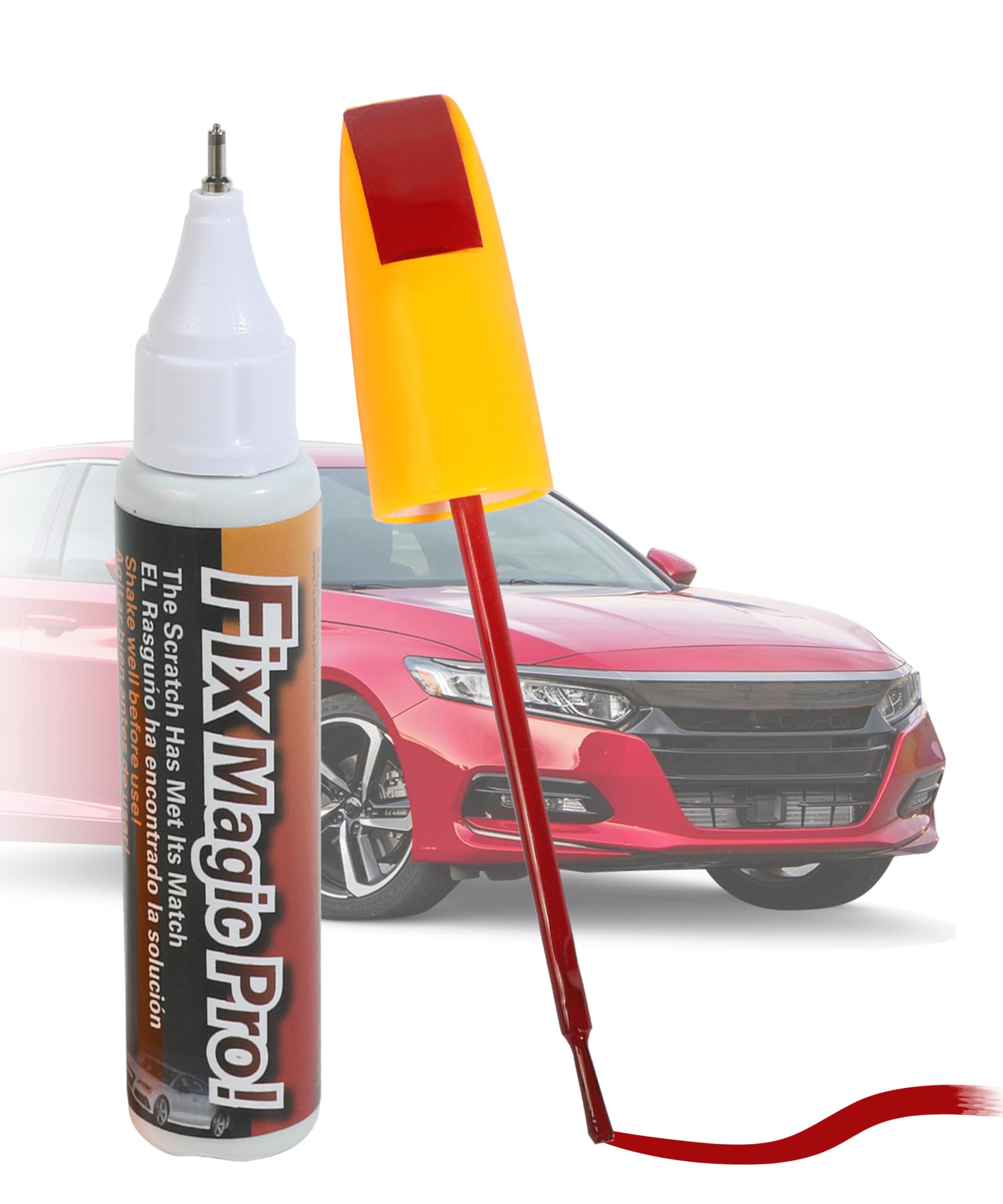 Touch Up Paint Pen,Car Scratch Remover for Deep Scratches,Two-In-One Car Paint Scratch Repair Pen,Car Accessories Car Paint Pen Car Touch Up Paint,Car Scratch Remover for Deep Scratches (Red)