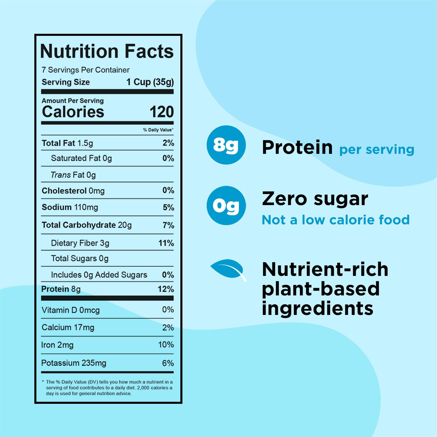 Plant-Based and Vegan Breakfast Cereal by Three Wishes - Unsweetened, 4 Pack - More Protein and Less Sugar Snack - Gluten-Free, Grain-Free - Non-GMO image_3