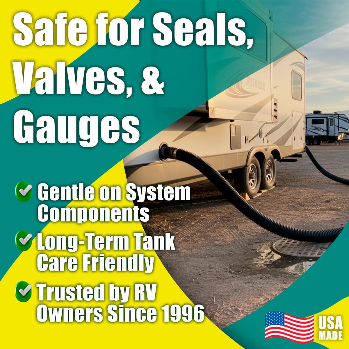 Green Pig Motorhome Accessories Must Have - Commercial Strength RV and Marine Holding Tank Treatment, Breaks Down Waste, 12 Dissolvable Tablets (65C)