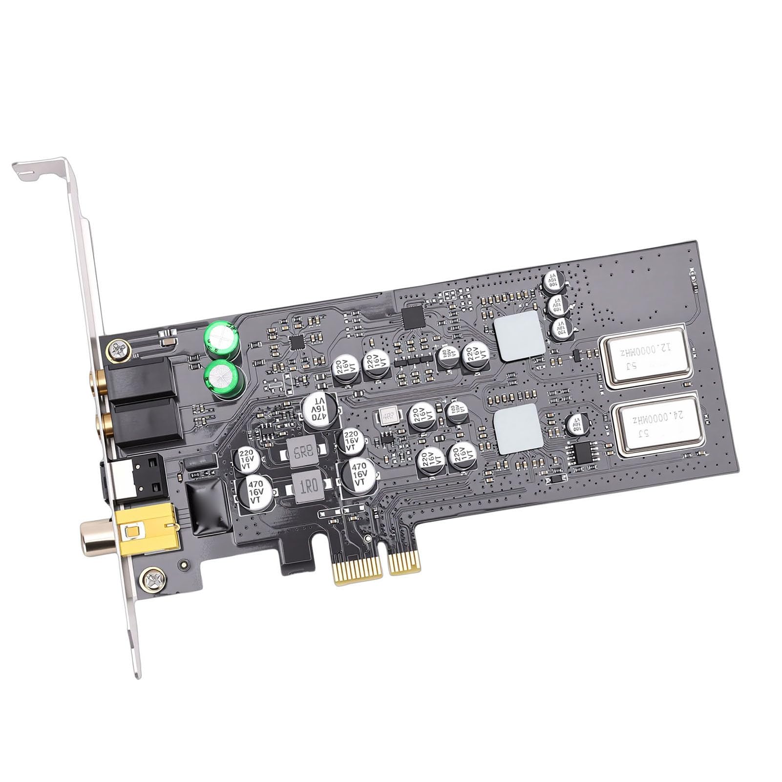 Annadue Karta Dźwiękowa PCIE, Profesjonalny Dźwięk HiFi z Dwoma Przetwornikami DAC i ES9018K2M, Obsługuje Optyczne, Koncentryczne Wyjście Cyfrowe