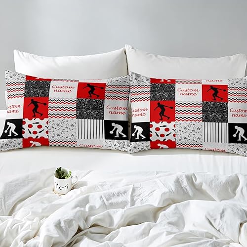 Miniatura 4 de Juego de funda de edredón de voleibol personalizada con retazos a cuadros para niños funda de edredón con estrellas de galaxia juego de cama queen