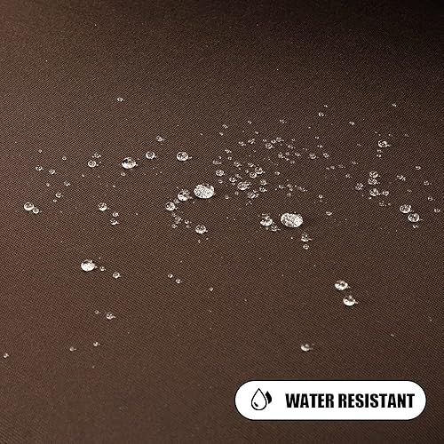 Miniatura 5 de ARTPLAN Juego de 2 cojines de asiento profundo para exteriores para silla de mimbre, asiento 24 x 24 x 4 pulgadas, respaldo 22 pulgadas de ancho x