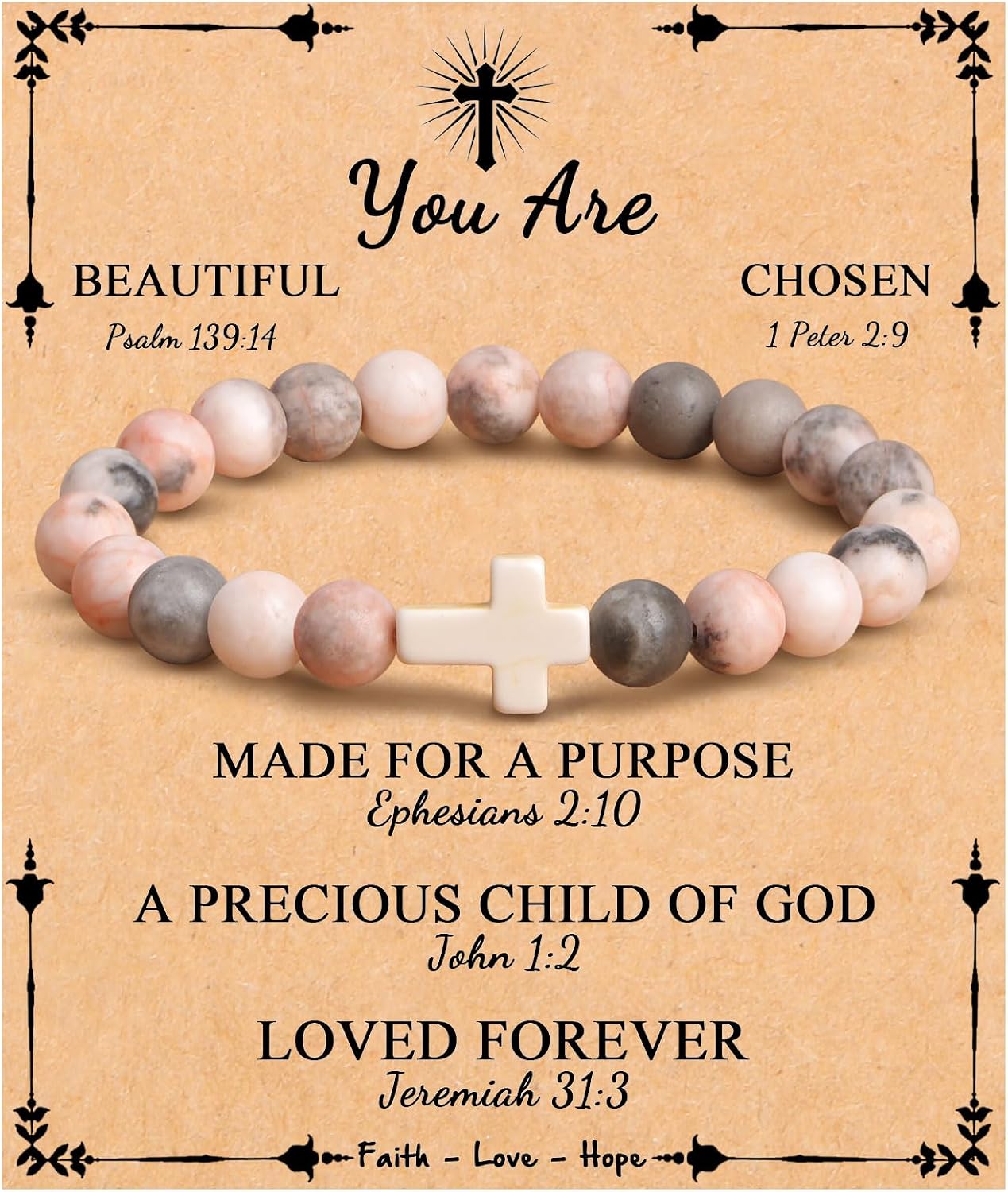Religious Cross Bracelet for Women and Girls – Faith Jewelry