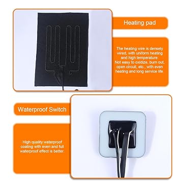 Heating Pads Heaters,Electric Heated Mats Seat Cushion - Washable and Waterproof Thermal Pad, USB Heating Pad for Crafting