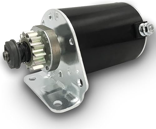 5777 Steel Gear Starter (14-Teeth) Replacement for Briggs & Stratton 593934 693551 Craftsman Lawn Mower Tractor John Deere L100 D105 Cub Cadet LT1018 14.5 17 18 18.5 19HP LG693551 33R777