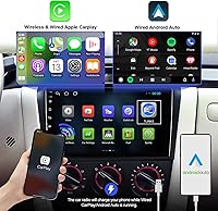 Vista 2 de Android 10 Double Din Car Stereo for Mazda 3 2004-2009 with 9 Inch Touchscreen Radio Built-in Wireless Carplay/Android
