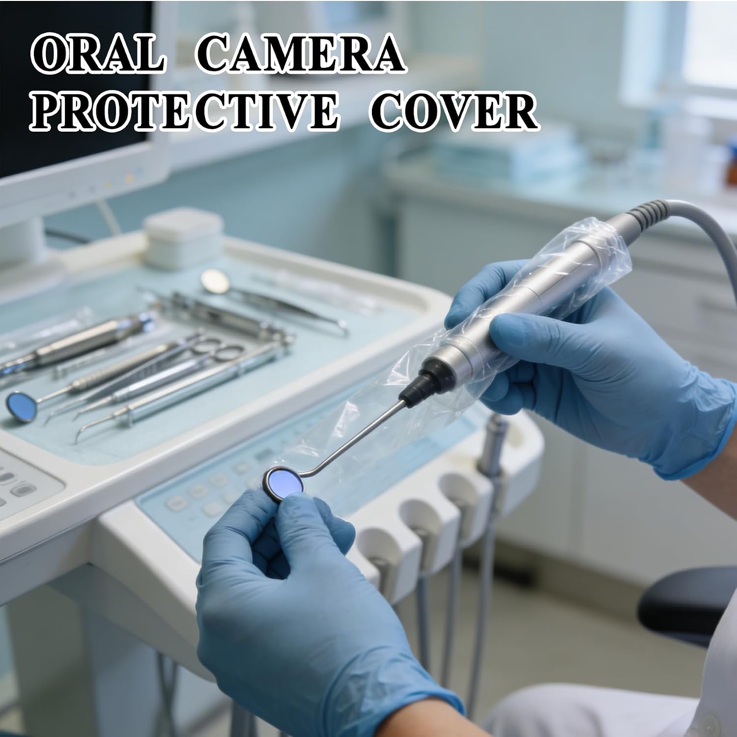 Dental Disposable Intraoral Camera Protective Cover Sleeves | Dentist Tool,500Pcs