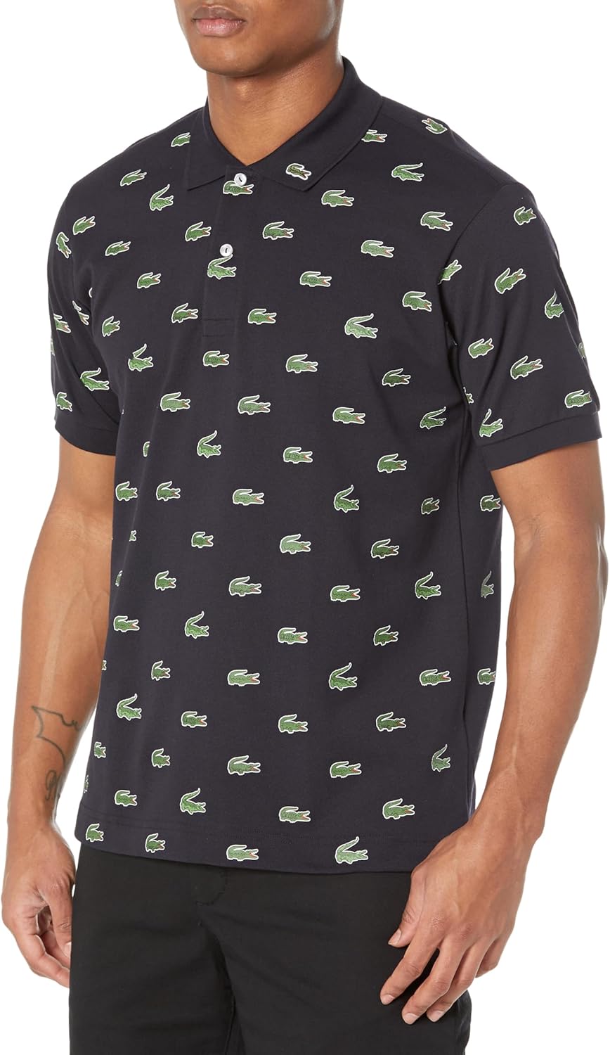 Lacoste Men's Classic Fit Multi Croc Original L.12.12 Polo Shirt