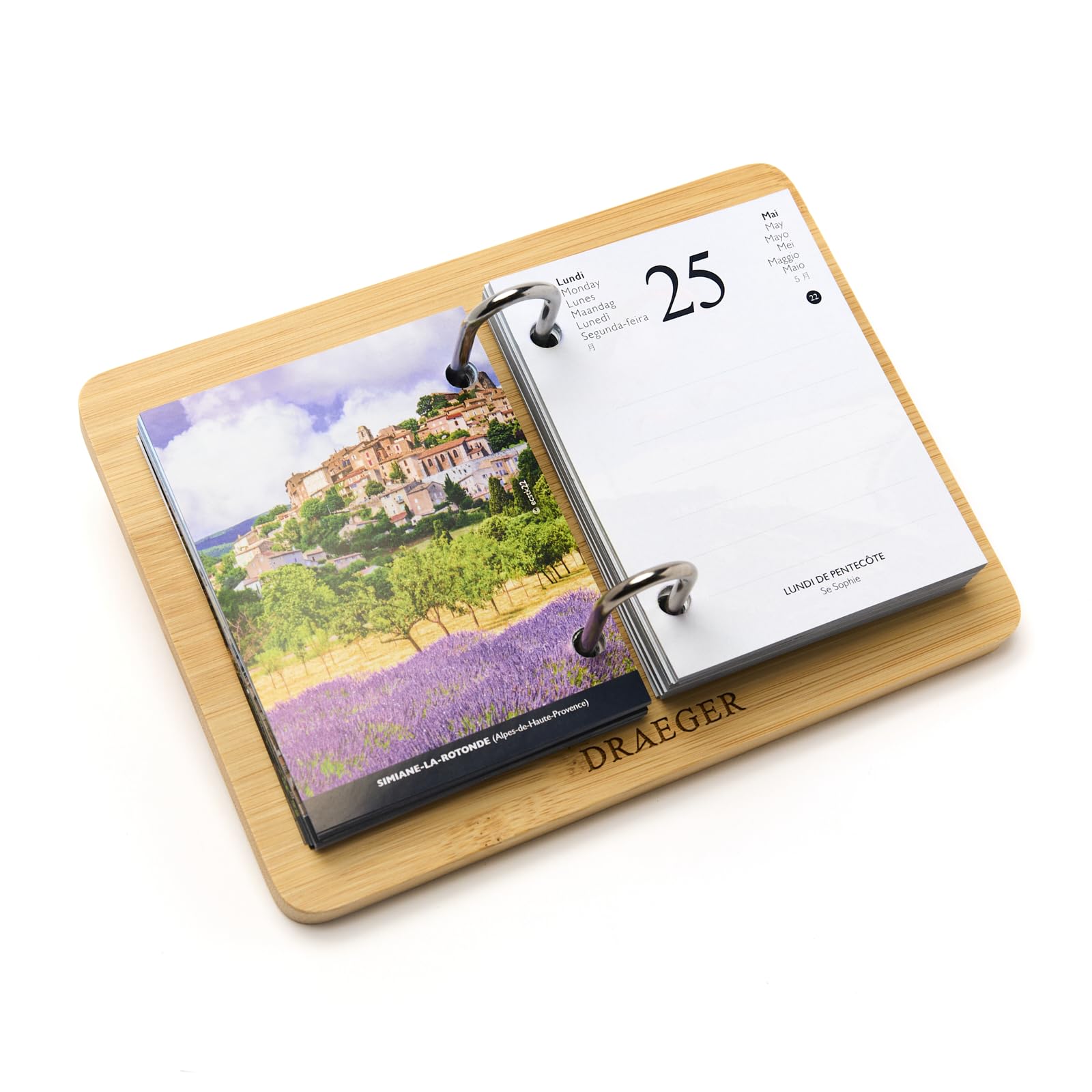 DRAEGER PARIS | Petit calendrier mural Chats 2023 à suspendre 14x18cm |16 mois sept 22 à dec 23