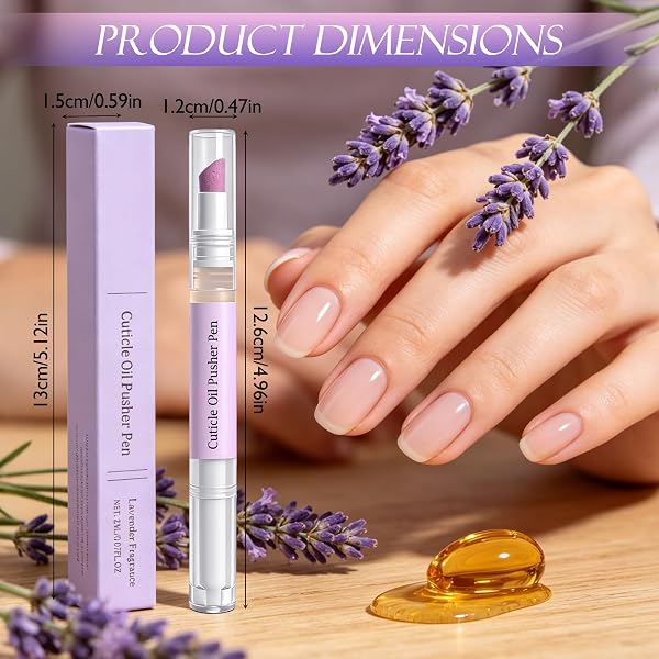 3-in-1 Nagelhautölstift, 2026 Neu Nagelpflege Stift mit Keramikspitze, Profi Nagelöl Stift & Cuticle Oil Pen zur Reparatur von Rissigen und Trockenen Nägeln - 4