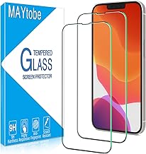 MAYtob 2 Pack Screen Protector for iPhone 13/13 Pro/iPhone 14 6.1-Inch Tempered Glass, 9H Hardness, Bubble Free, Anti Scratch, 0.33mm Ultra Transparent, Case Friendly