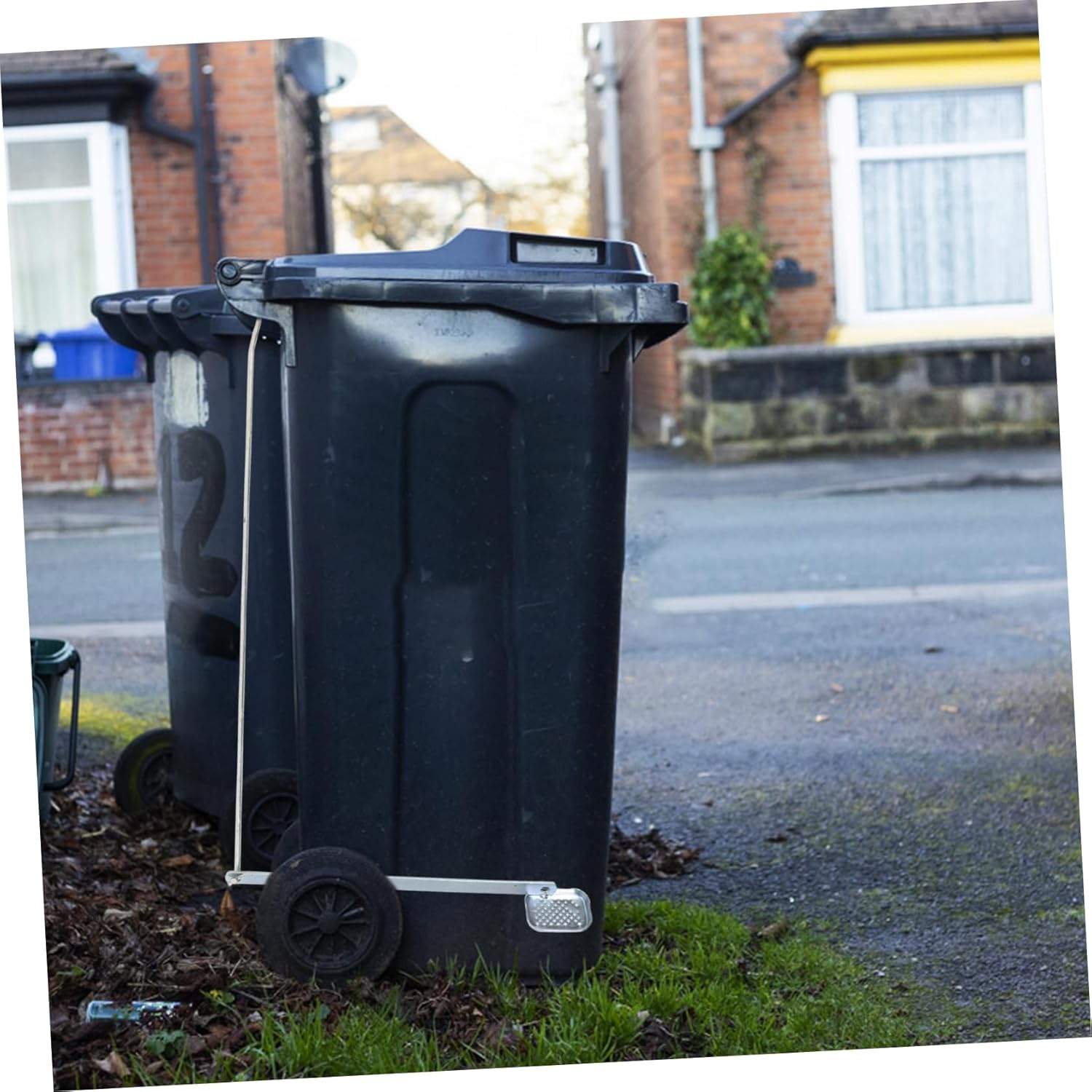 Large Outdoor Trash Can Pedal Accessory Metal Trash Pedal for Gardens Parks Easy Install Portable