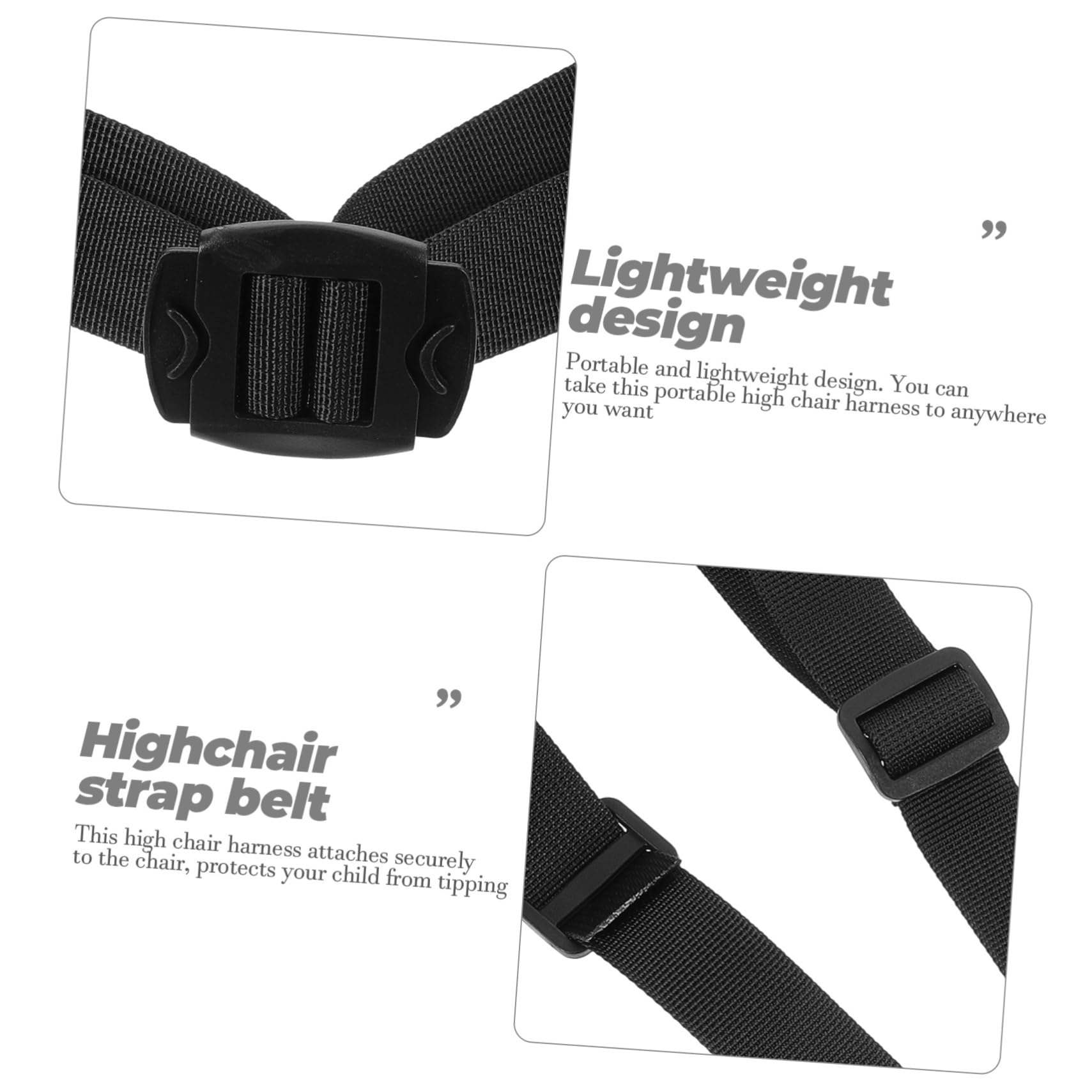 HAPINARY Stroller Harness Straps Belt Highchair Harness for Harness Pram Accessories Safety Belt Adjustable Highchair Harness Safety Highchair Harness