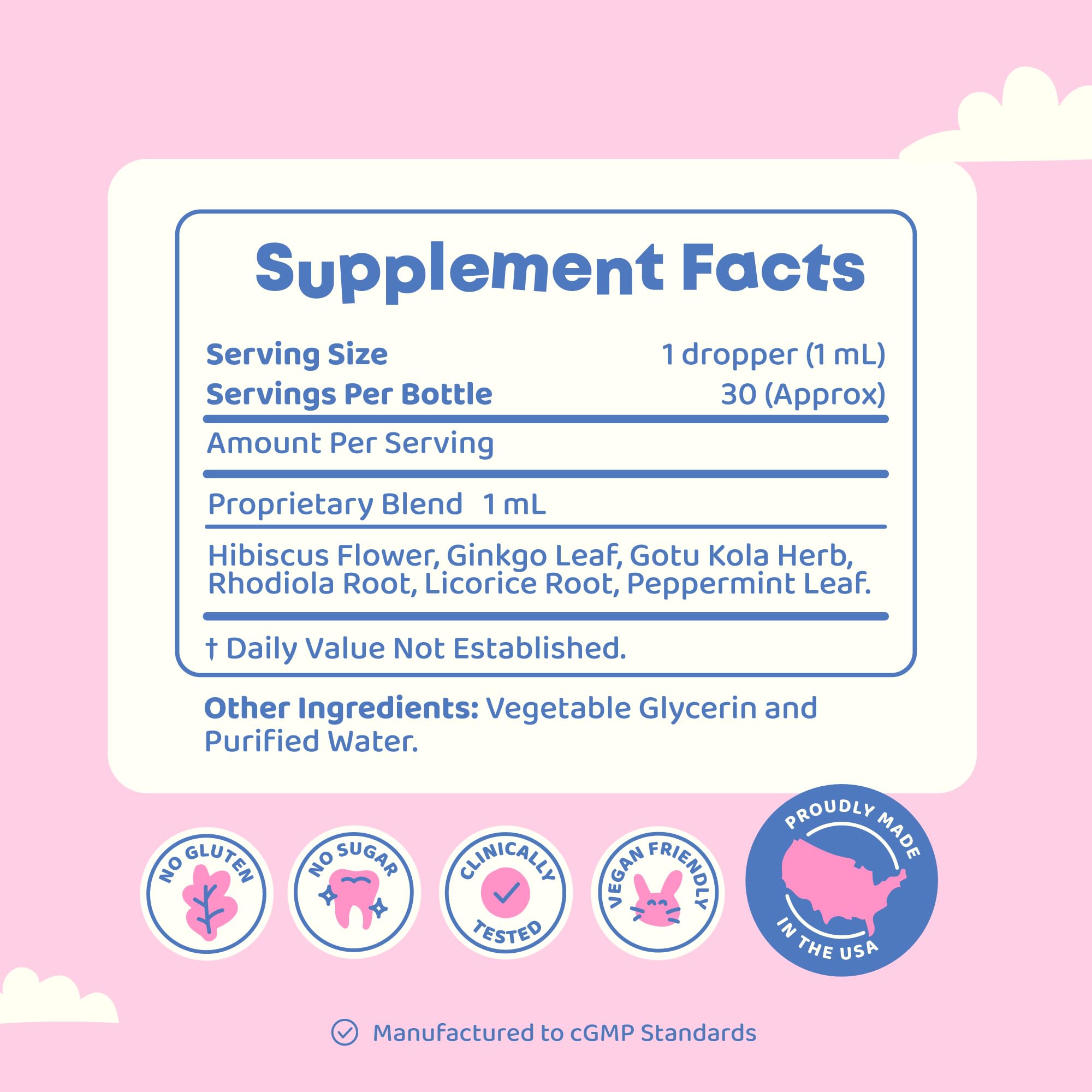 JoySpring Focus & Attention Supplement for Kids, Genius Drops, 4 fl oz — Amazon image 6