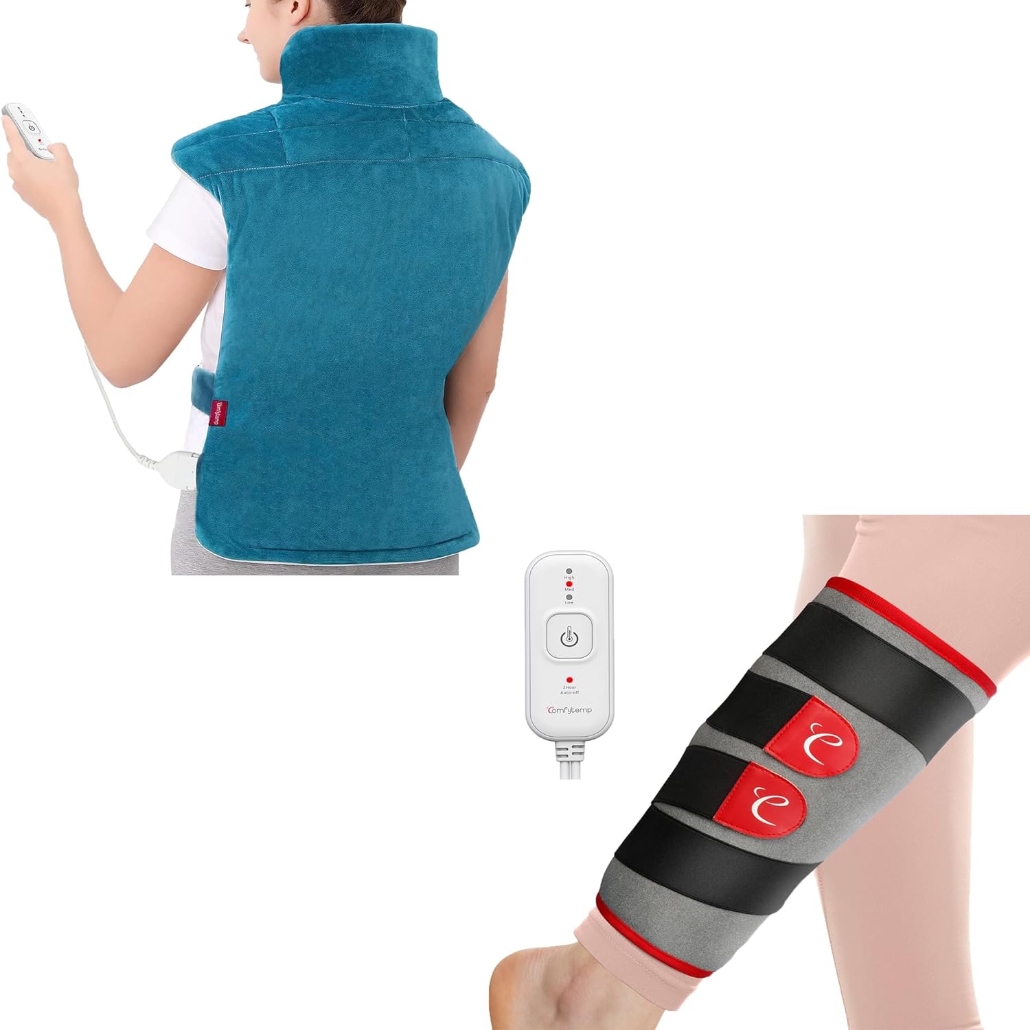 Comfytemp Heating Pad for Back Pain Relief and Comfytemp