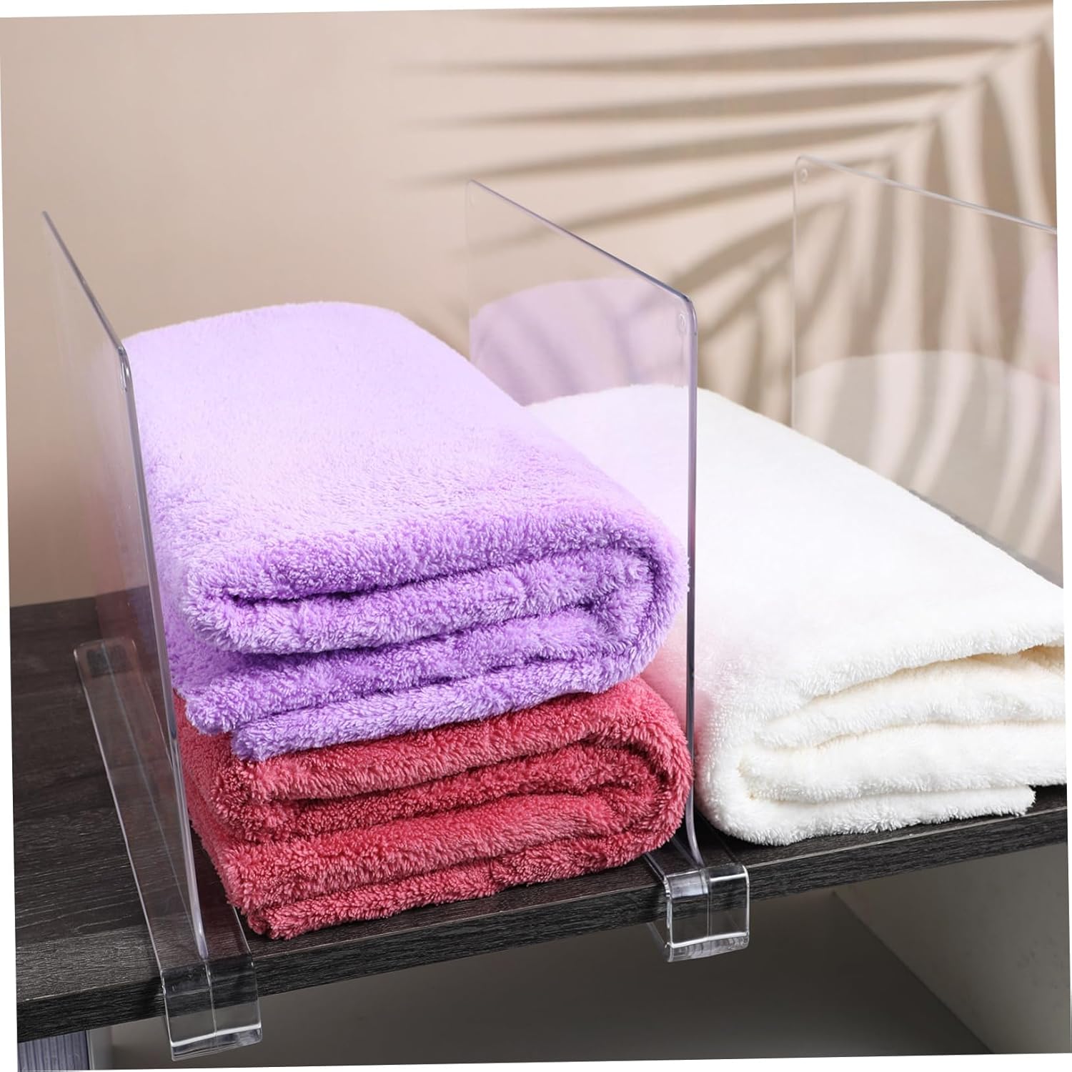 6pcs Closet Shelf Dividers Storage Shelves Separator Vertical Divider Closet Wire for Organization