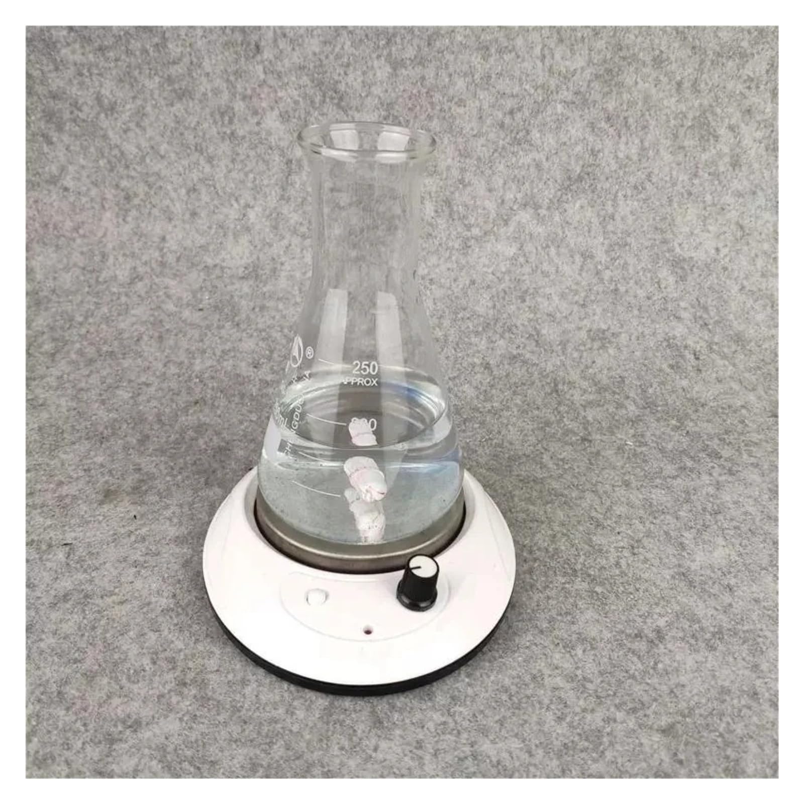 Agitatore da Laboratorio, Mini agitatore riscaldante magnetico 0-2400 RPM Miscelatore con piastra da laboratorio 100 W