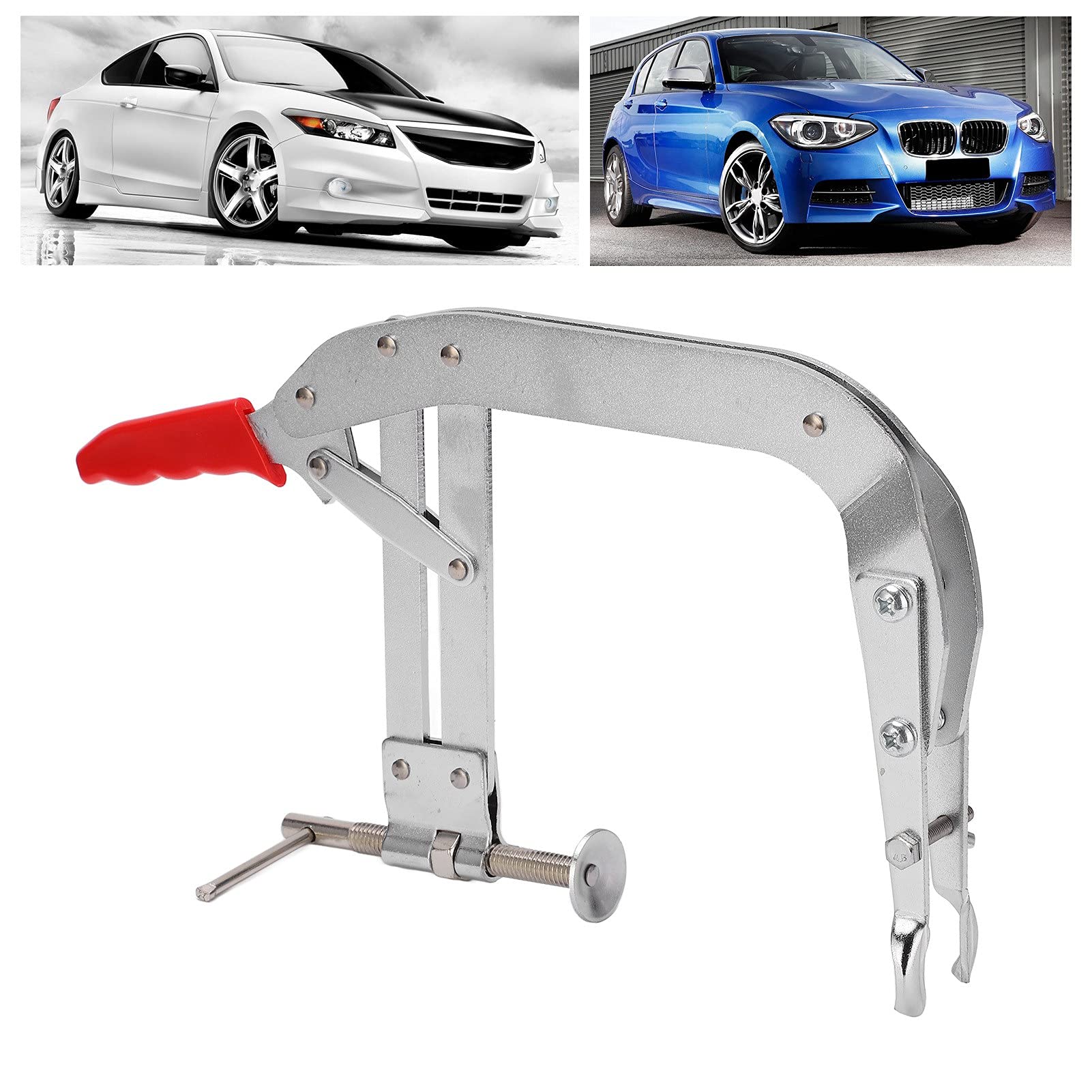 Compressore universale per molle valvole da 8 pollici, in lega di alluminio, per compressione del motore automobilistico, utensile manuale durevole ed efficiente per la manutenzione dell'auto
