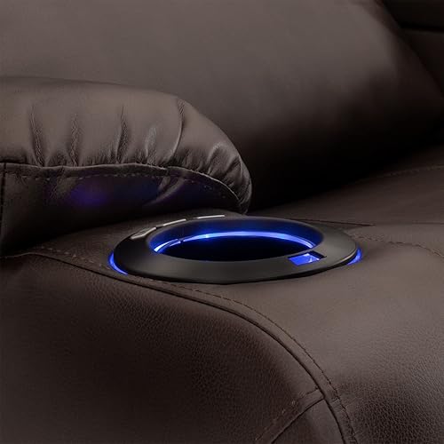 Miniatura 69 de RecPro Charles - Sofá reclinable doble de pared de 58 pulgadas, para autocaravana, con tela mejorada (color plomizo)