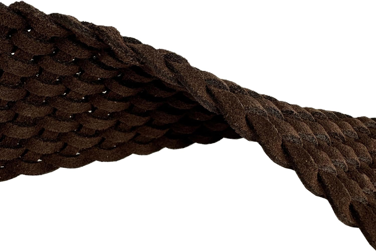 Wide Waist Suede Leather Woven Dress Belt for Women, Braided with Tassel for Tunics