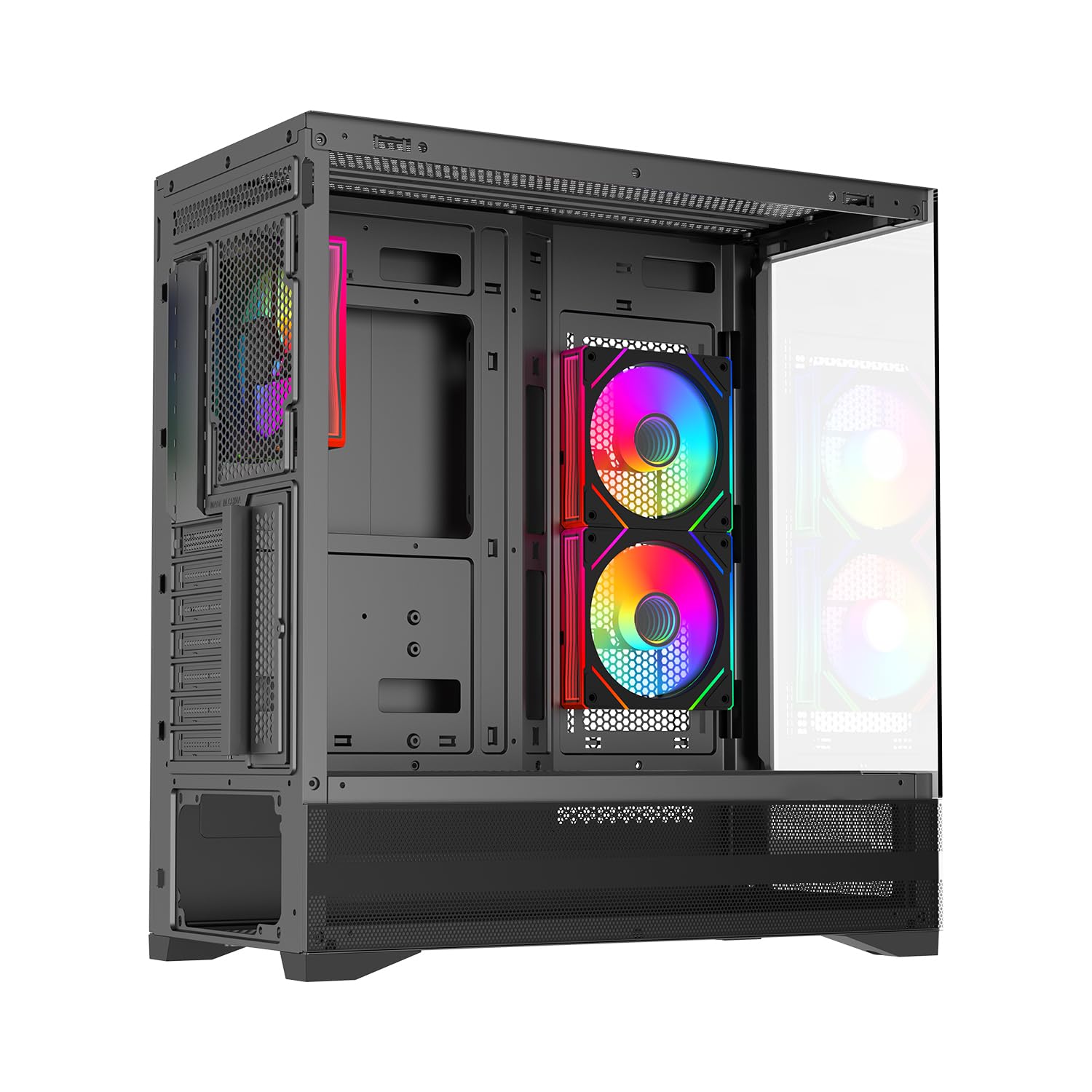 Amazon.co.jp: Rosewill ATX ミッドタワー コンピューターゲーム用 PC