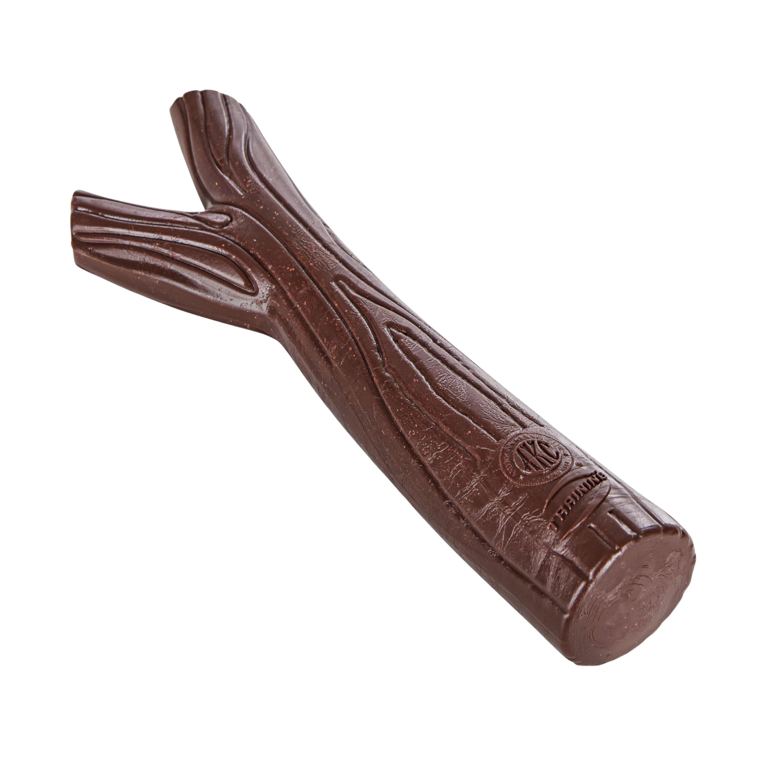 American Kennel Club AKC Training Wood-Infused Dog Chew Toy – Moderate Chewers, Durable & Long-Lasting, Peanut Butter Scented, Supports Dental Health