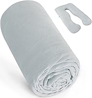 Vista 1 de Funda de almohada de embarazo en forma de U 100% algodón (solo funda de almohada), funda de repuesto súper suave que se adapta a la mayoría