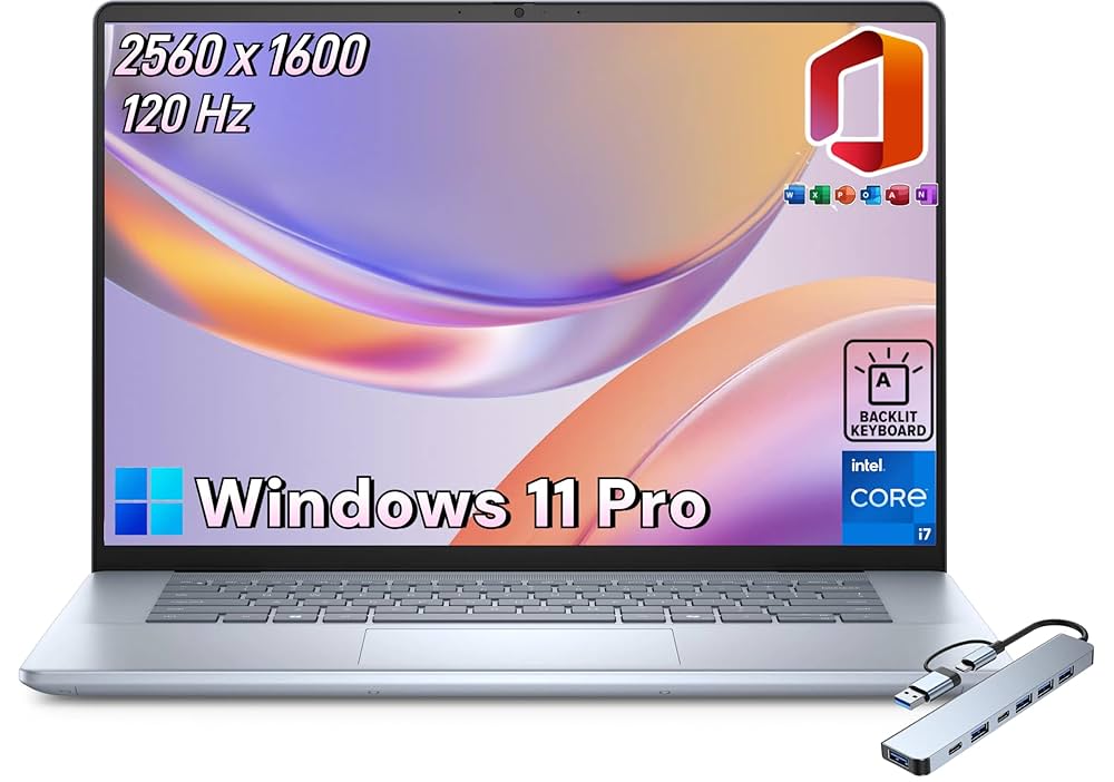 Windowsノート本体 DELL INSPIRON 16 7640 16GB 1TB Ultra 7 Dell Inspiron 16 Plus Laptop with 2.5K Display and i7 Processor