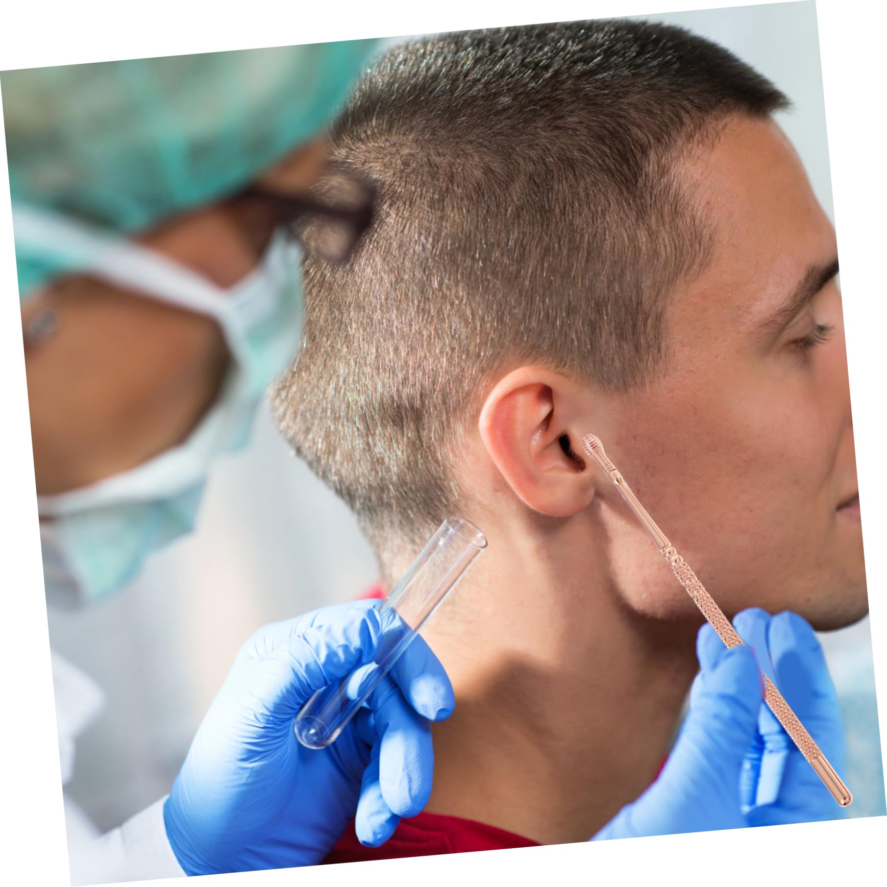 BCOATH Ear Scoops Wax Removal Tool 10pcs Kit Portable Case Non-Slip Grip Spiral Earwax Cleaning for Comfortable Use