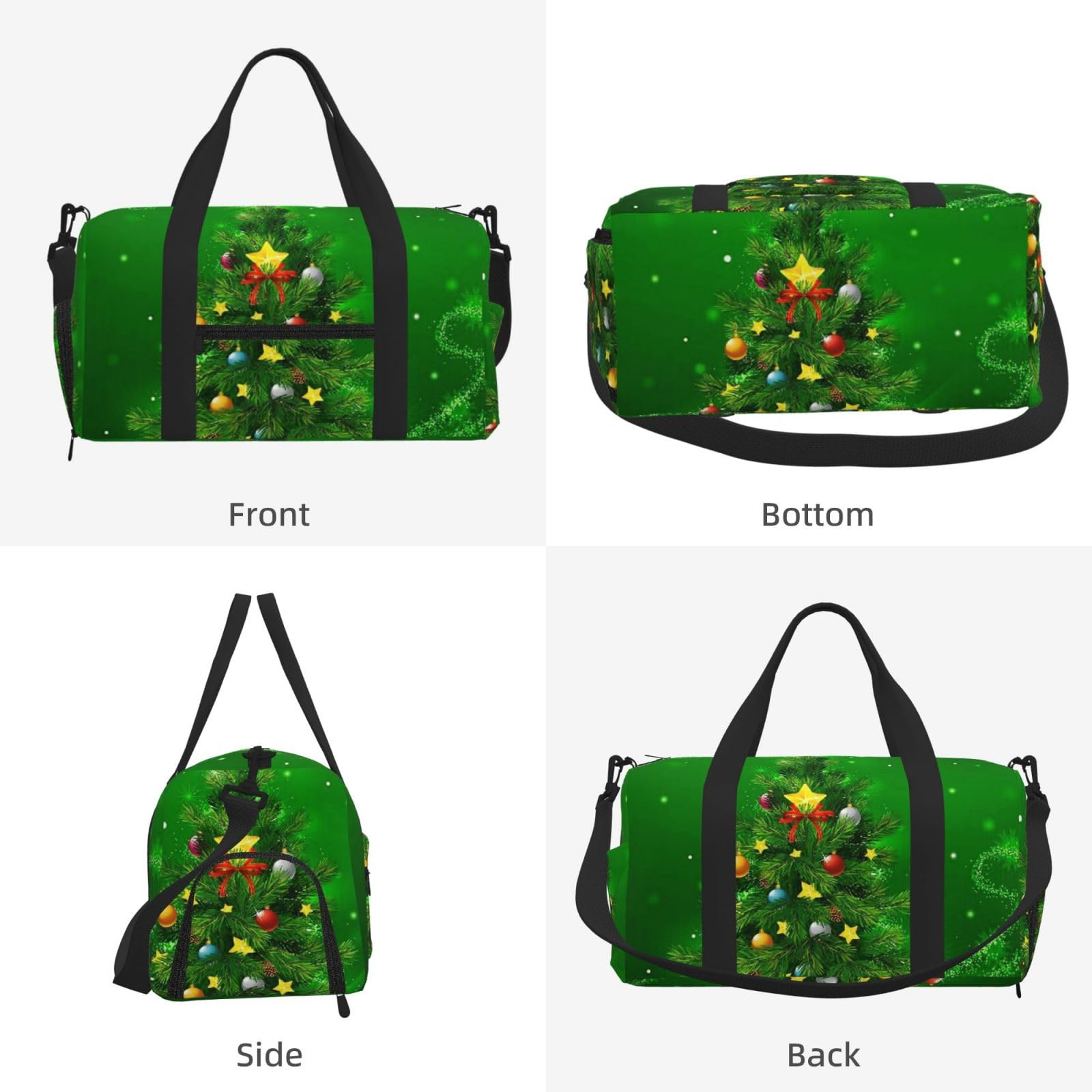 Choinki drukowane Ręczna torba sportowa crossbody Torba podróżna