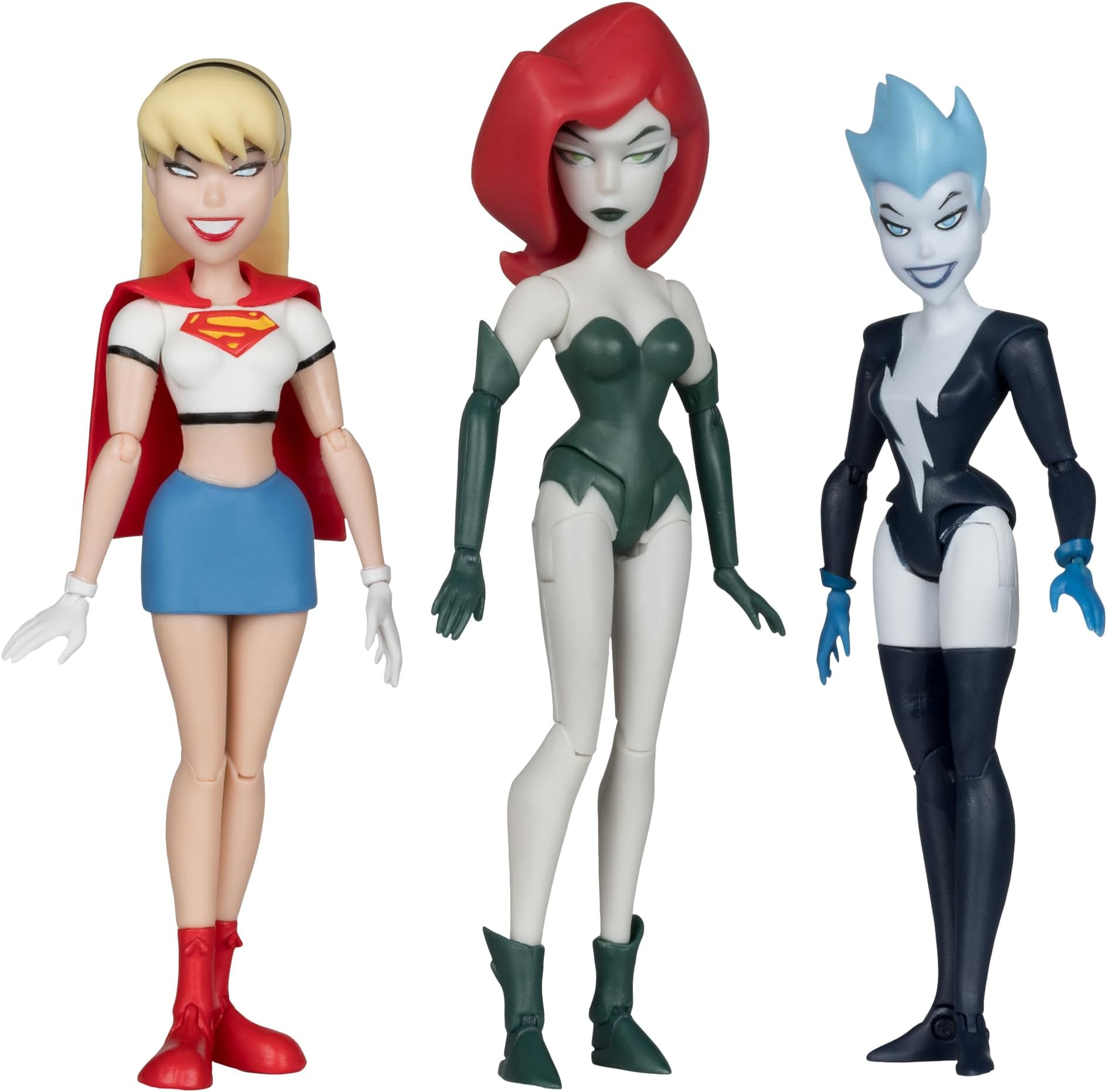 Toys - The New Batman Adventures Poison Ivy Live Wire Supergirl (Girls' Night Out) 3pk Gold Label