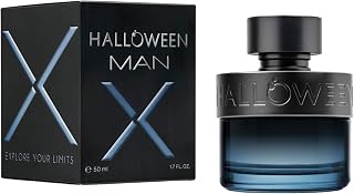 Halloween Man X Eau de Toilette for Men. Amberry Fougere Long Lasting Fragrance with Notes of Lemon, Cinnamon and Amber
