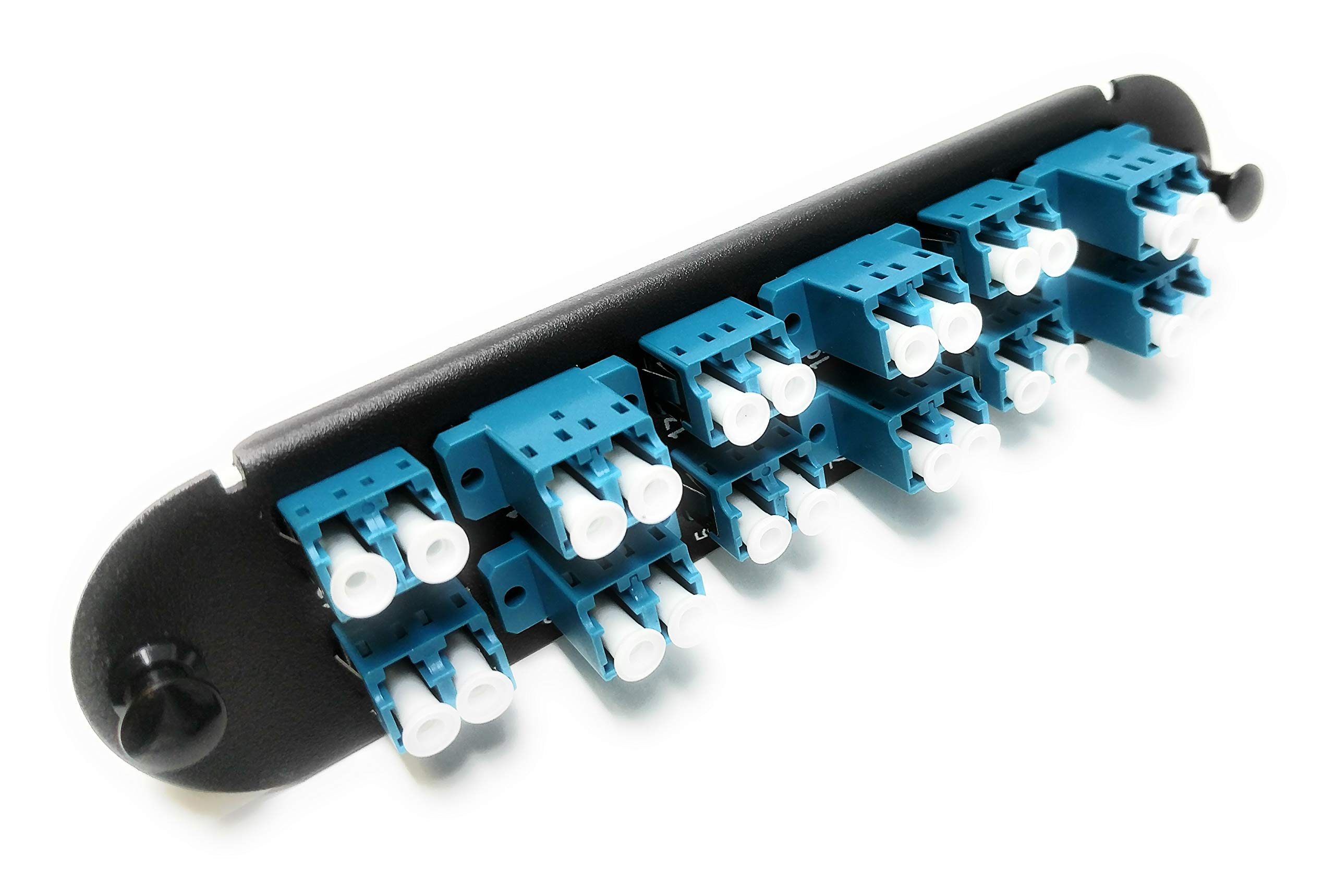 Panneau Brassage Fibre LC Duplex LGX – 12 Ports, Compatible Monomode/multimode 1,25G/10G – Lot De 2