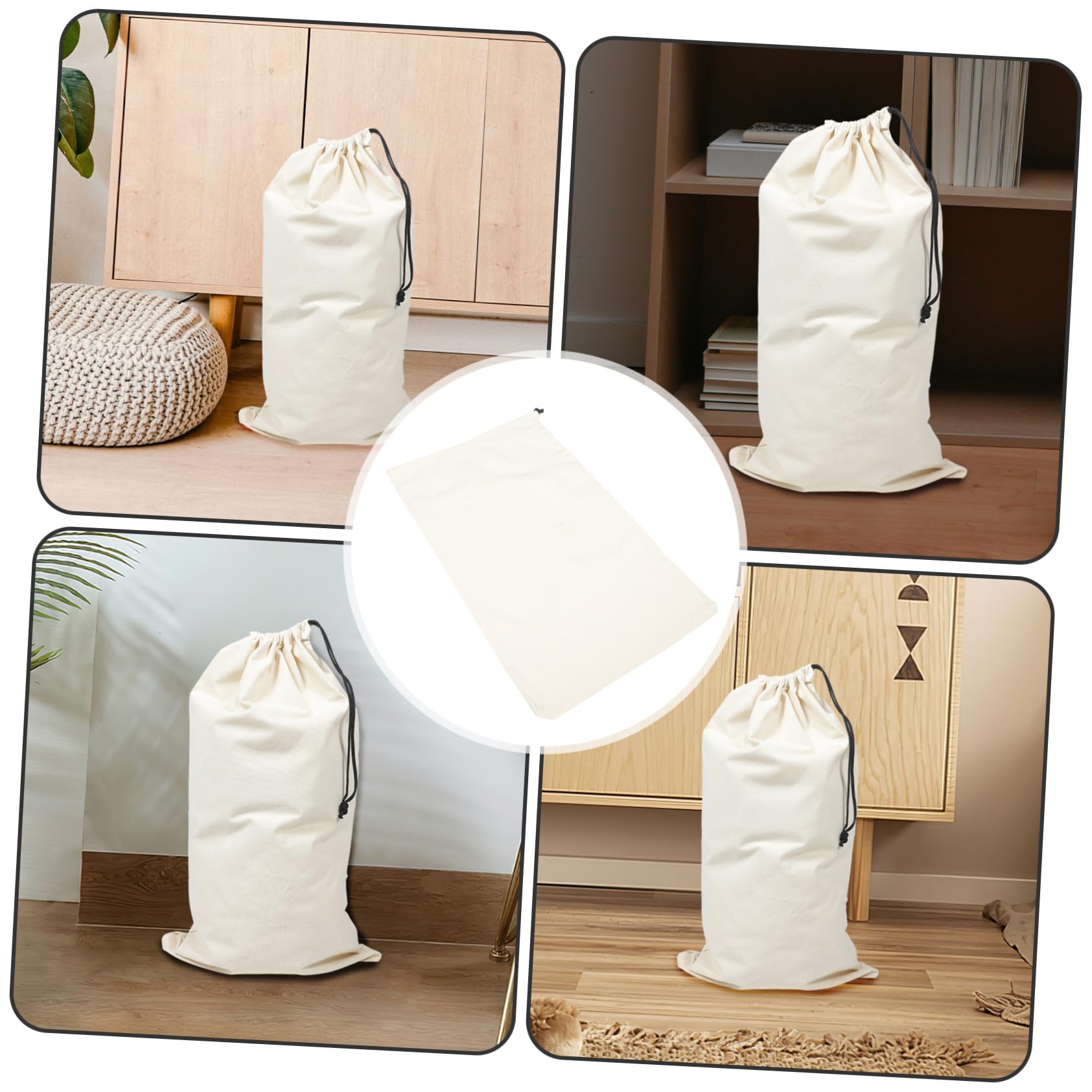 2pezzi Borsa Coulisse per Lavanderia Sacchetto Organizer per Vestiti e Trapunte Design Pratico per Viaggio e Riposto