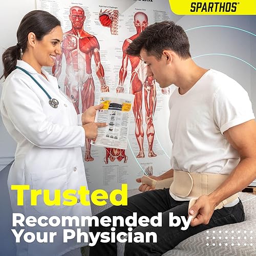 Miniatura 7 de Sparthos - Cinto de compresión - Ayuda en la recuperación y apoyo al estilo de vida activo - Innovadora mezcla elástica transpirable